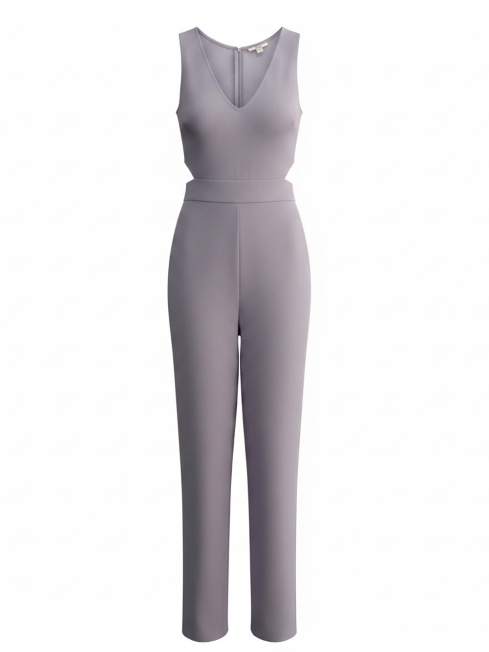 Sleeveless V-Neck Lavender Jumpsuit